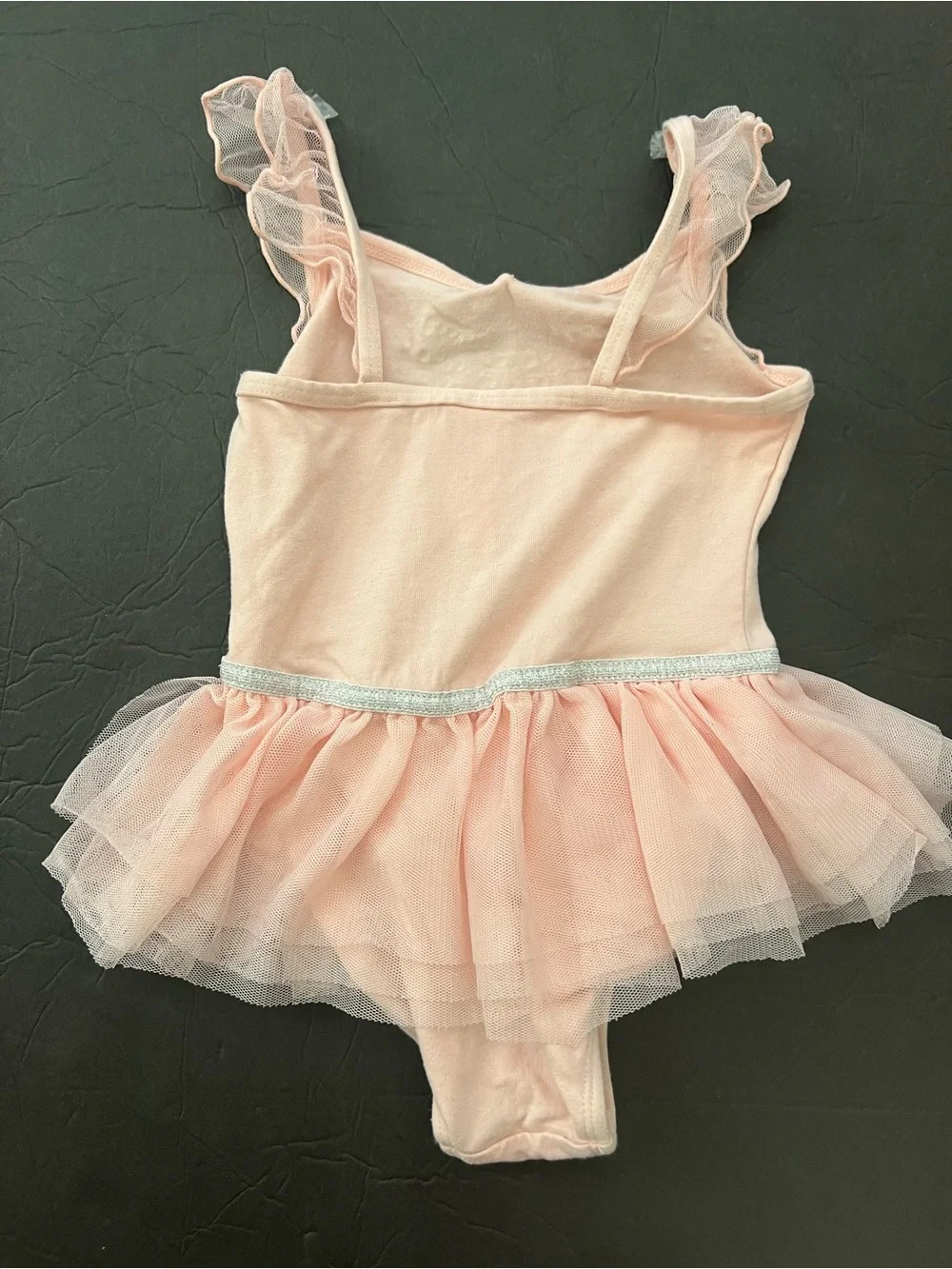Cat&Jack Girls Pink Rhinestone Tutu Leotard Ballet Dress Size XS 4/5 Dancewear